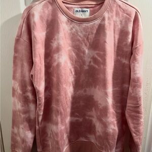 Old Navy Blush Tie-Dye Sweatshirt